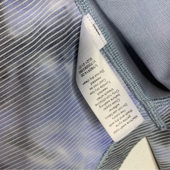 Athleta Salutation Jacquard athletic Zip Up Jacket Size Large - Picture 11 of 12